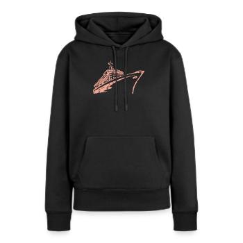 Kreuzfahrtschiff Kreuzfahrt Schiff Luxus - Frauen Premium Bio Hoodie - Schwarz - Vorne - Julia (174cm)