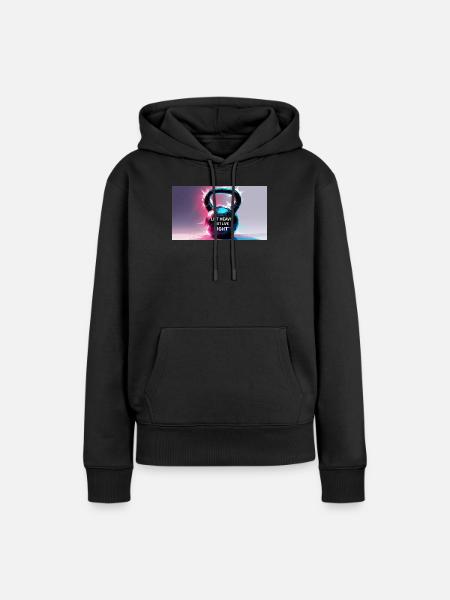 Kettelball mit Motivationsspruch - Frauen Premium Bio Hoodie - Schwarz