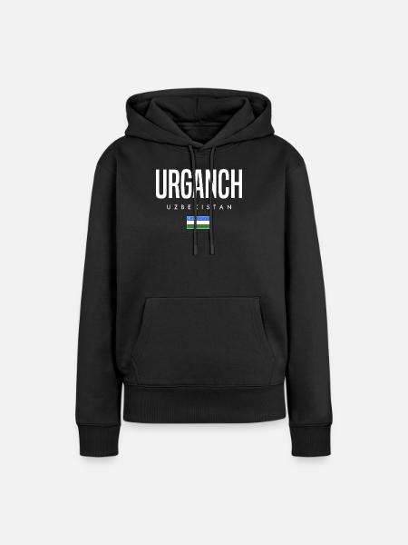 Urganch Usbekistan - Frauen Premium Bio Hoodie - Schwarz