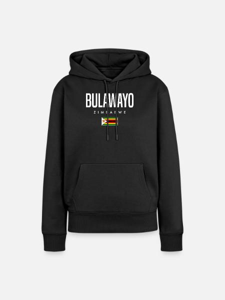 Bulawayo Simbabwe - Frauen Premium Bio Hoodie - Schwarz