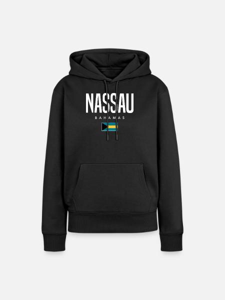 Nassau Bahamas - Frauen Premium Bio Hoodie - Schwarz