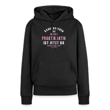 Maler Praktikantin Danke Praktikum Malerei Malerin - Frauen Premium Bio Hoodie - Schwarz - Vorne - Julia (174cm)