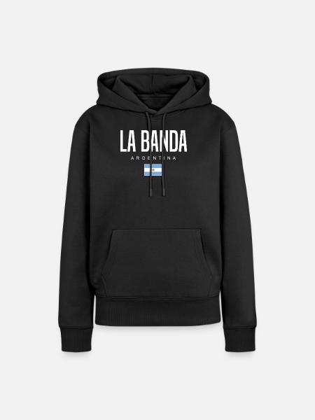 La Banda Argentinien Argentinier - Frauen Premium Bio Hoodie - Schwarz