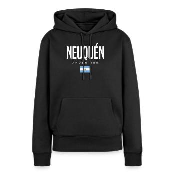 Neuquén Argentinien Argentinier - Frauen Premium Bio Hoodie - Schwarz - Vorne - Julia (174cm)