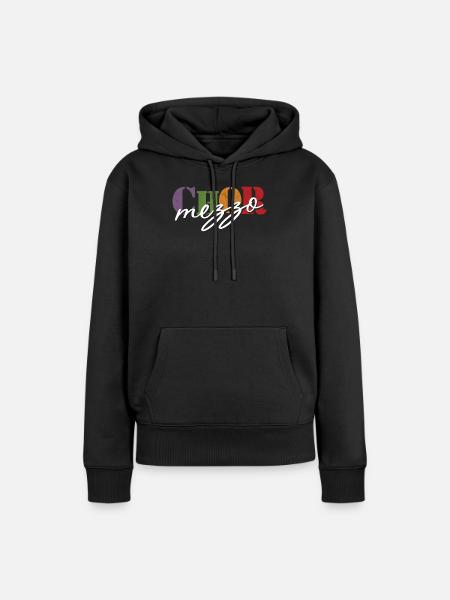 Chor Mezzosopran - Frauen Premium Bio Hoodie - Schwarz
