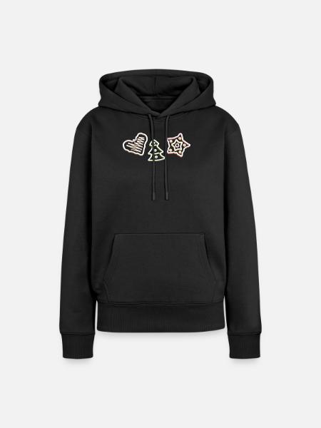 Pfefferkuchen - Frauen Premium Bio Hoodie - Schwarz