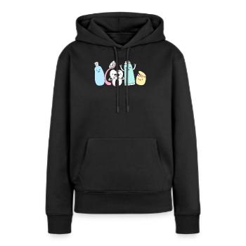 Rezeptionist Zahnarzt - Frauen Premium Bio Hoodie - Schwarz - Vorne - Julia (174cm)