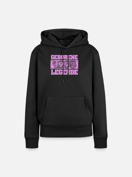 Legendary 1993 - Frauen Premium Bio Hoodie - Schwarz