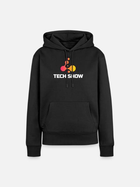 Technikshow Neon Blob Tee - Frauen Premium Bio Hoodie - Schwarz