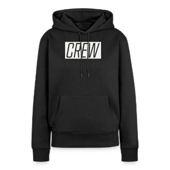Équipage - Sweat à capuche Premium bio Femme - noir - Devant - Julia (174cm)