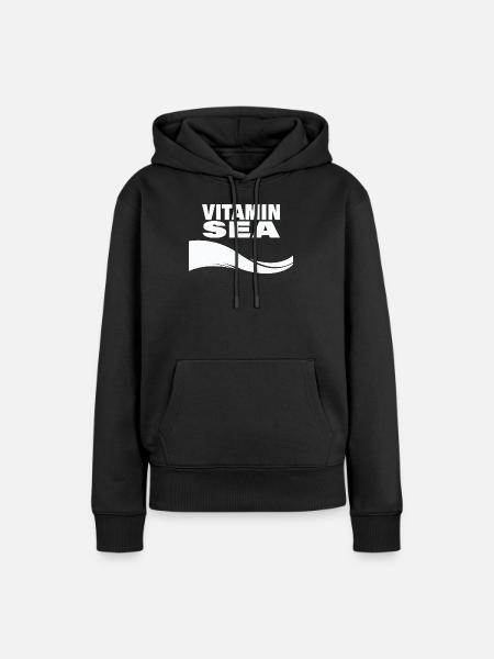 VITAMIN SEA - Frauen Premium Bio Hoodie - Schwarz