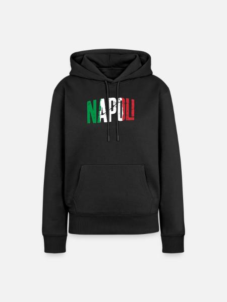 Napoli Italien Neapel - Frauen Premium Bio Hoodie - Schwarz