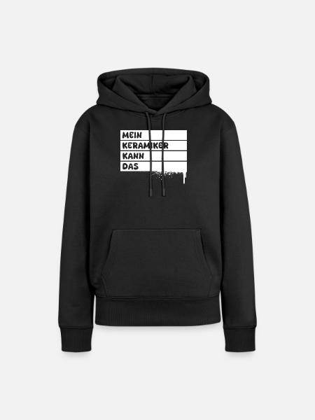 Handwerker Keramiker - Frauen Premium Bio Hoodie - Schwarz