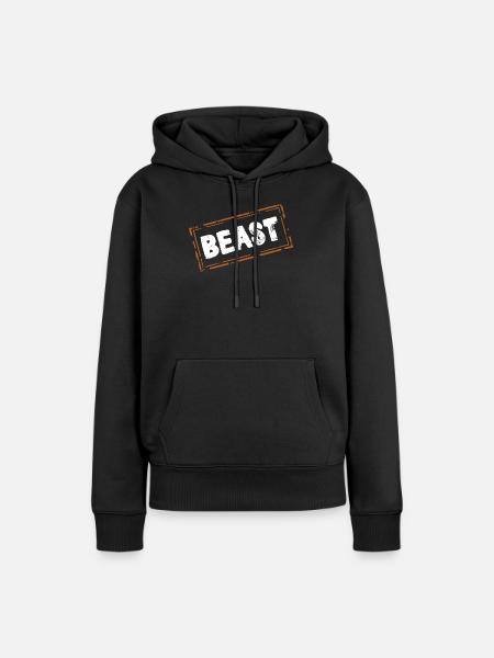 Beast - Frauen Premium Bio Hoodie - Schwarz