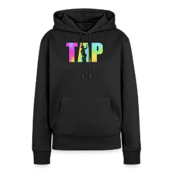 Tanzlehrer - Frauen Premium Bio Hoodie - Schwarz - Vorne - Julia (174cm)