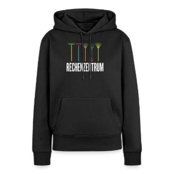 Leiter vom Rechenzentrum Gärtner Gärtnerin Garten - Frauen Premium Bio Hoodie - Schwarz - Vorne - Julia (174cm)