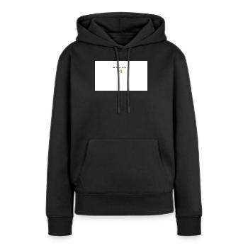 Backe die Welt einen besseren Cupcake - Frauen Premium Bio Hoodie - Schwarz - Vorne - Julia (174cm)