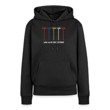 Leiter vom Rechenzentrum Gärtner Gärtnerin Garten - Frauen Premium Bio Hoodie - Schwarz - Vorne - Julia (174cm)