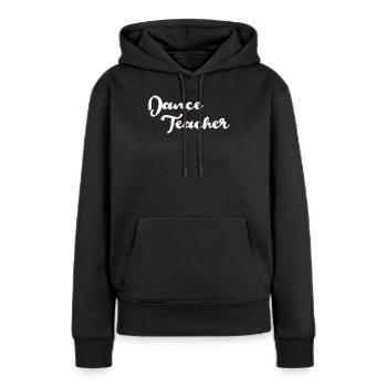 Tänzerin - Frauen Premium Bio Hoodie - Schwarz - Vorne - Julia (174cm)