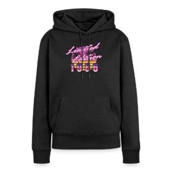 40. Geburtstag Limited Edition 1986 vintage - Frauen Premium Bio Hoodie - Schwarz - Vorne - Julia (174cm)