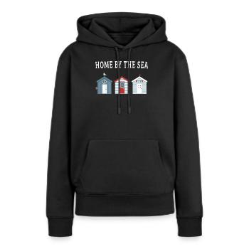 Home by the Sea – Beach Houses - Women’s Premium Organic Hoodie - black - Front - Julia (174cm)