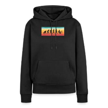 Funny Programmer Gift for Software Developer - Women’s Premium Organic Hoodie - black - Front - Julia (174cm)