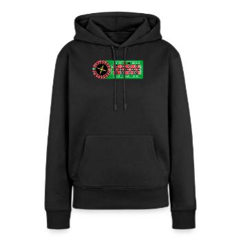 Roulette Casino - Frauen Premium Bio Hoodie - Schwarz - Vorne - Julia (174cm)