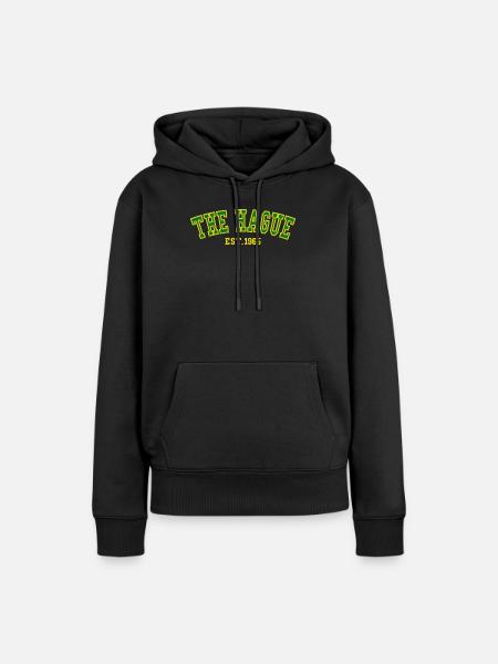 Den Haag Est. 1965 - Frauen Premium Bio Hoodie - Schwarz