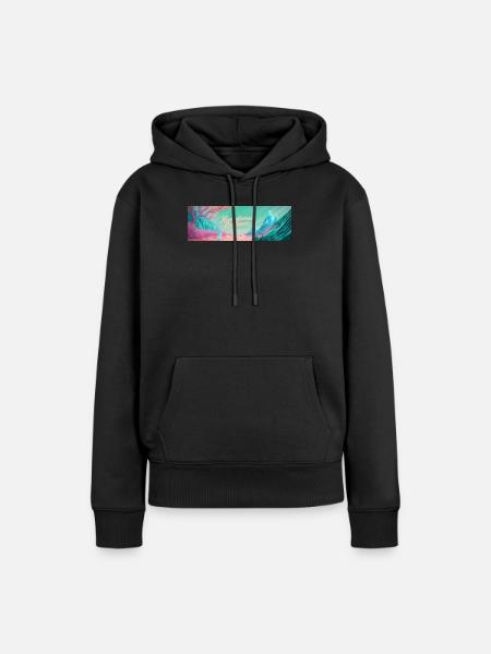 Neurodiverse Brilliance - Frauen Premium Bio Hoodie - Schwarz