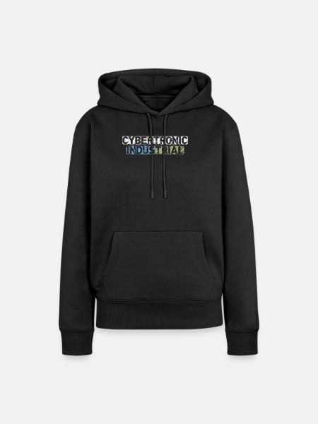 Cybertronic Industrial - Frauen Premium Bio Hoodie - Schwarz