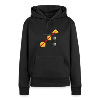 St. Louis Toasted Ravioli - Frauen Premium Bio Hoodie - Schwarz - Vorne - Julia (174cm)