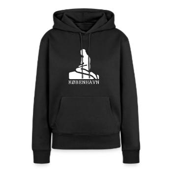 Kobenhavn Denmark Danish Kobenhaven Mermaid - Frauen Premium Bio Hoodie - Schwarz - Vorne - Julia (174cm)