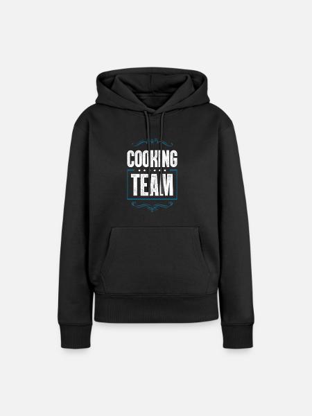 Cooking Crew - Frauen Premium Bio Hoodie - Schwarz