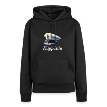 Kappatän Meme Kappa Wortwitz - Frauen Premium Bio Hoodie - Schwarz - Vorne - Julia (174cm)