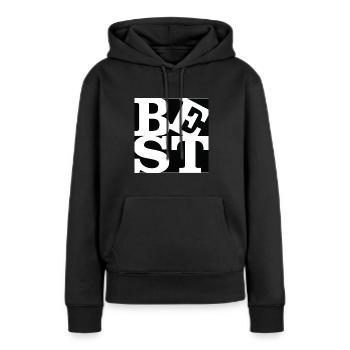 Best WordPlay original art 3 - Women’s Premium Organic Hoodie - black - Front - Julia (174cm)