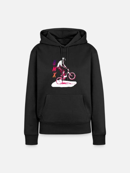 bmx rasse - Frauen Premium Bio Hoodie - Schwarz