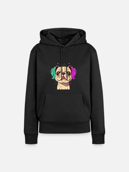 Diversität - Frauen Premium Bio Hoodie - Schwarz