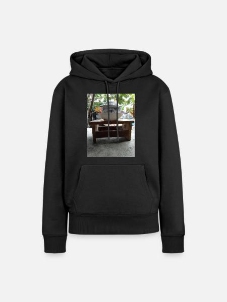 Kunst - Frauen Premium Bio Hoodie - Schwarz