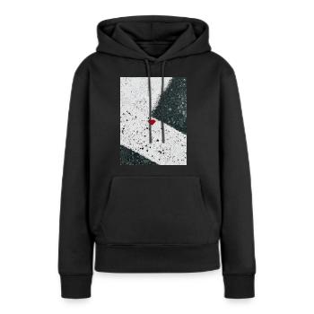 56C985CE AB9A 4188 8125 BC1F3368ECC8 - Women’s Premium Organic Hoodie - black - Front - Julia (174cm)