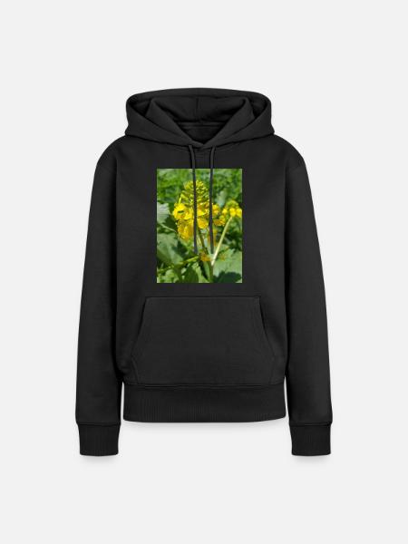 Schwarzer Senf - Frauen Premium Bio Hoodie - Schwarz