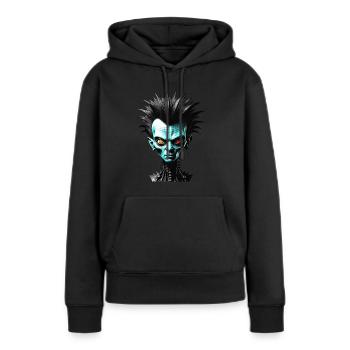 Green Freak - Frauen Premium Bio Hoodie - Schwarz - Vorne - Julia (174cm)