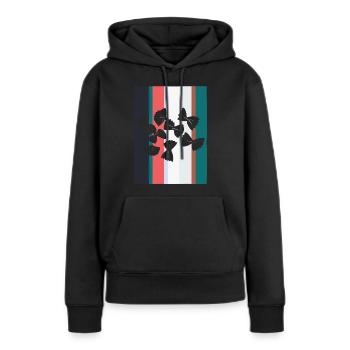 Noodles Noodle dish Spaghetti - Women’s Premium Organic Hoodie - black - Front - Julia (174cm)