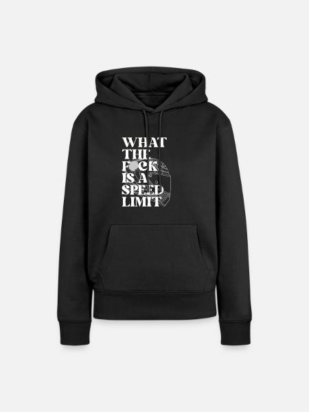 Auto - Frauen Premium Bio Hoodie - Schwarz