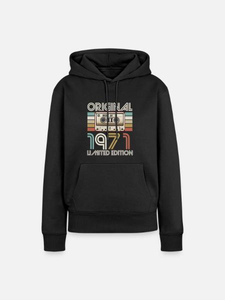Originale limitierte Ausgabe von 1977 - Frauen Premium Bio Hoodie - Schwarz