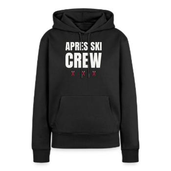 Après Ski Crew Wintersport Ski Gruppe Partnerlook - Frauen Premium Bio Hoodie - Schwarz - Vorne - Julia (174cm)