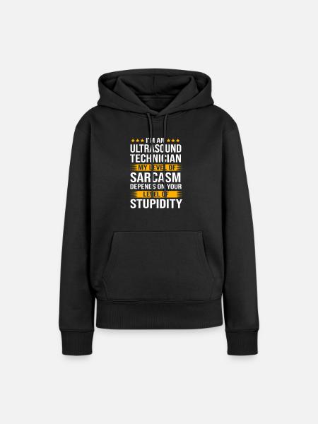 Ultraschalltechniker Ultraschall Techniker - Frauen Premium Bio Hoodie - Schwarz