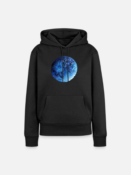 Mood - Frauen Premium Bio Hoodie - Schwarz