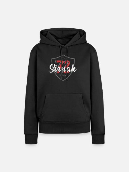 Sirnak - Frauen Premium Bio Hoodie - Schwarz
