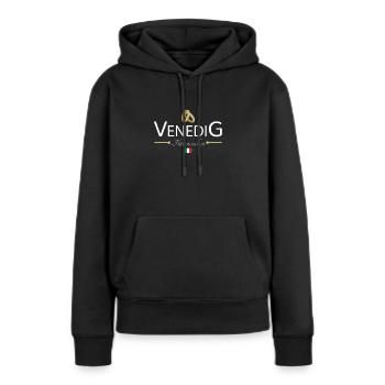 Flitterwochen Venedig - Frauen Premium Bio Hoodie - Schwarz - Vorne - Julia (174cm)