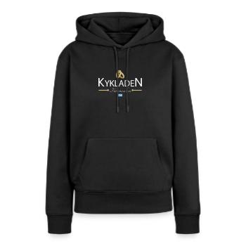 Flitterwochen Kykladen - Frauen Premium Bio Hoodie - Schwarz - Vorne - Julia (174cm)